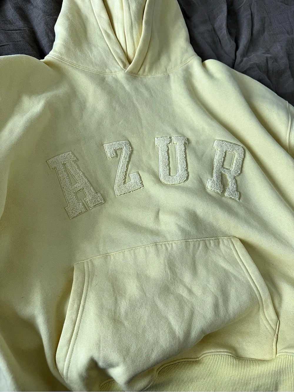 Azur Fit Cloud Hoodie Yellow